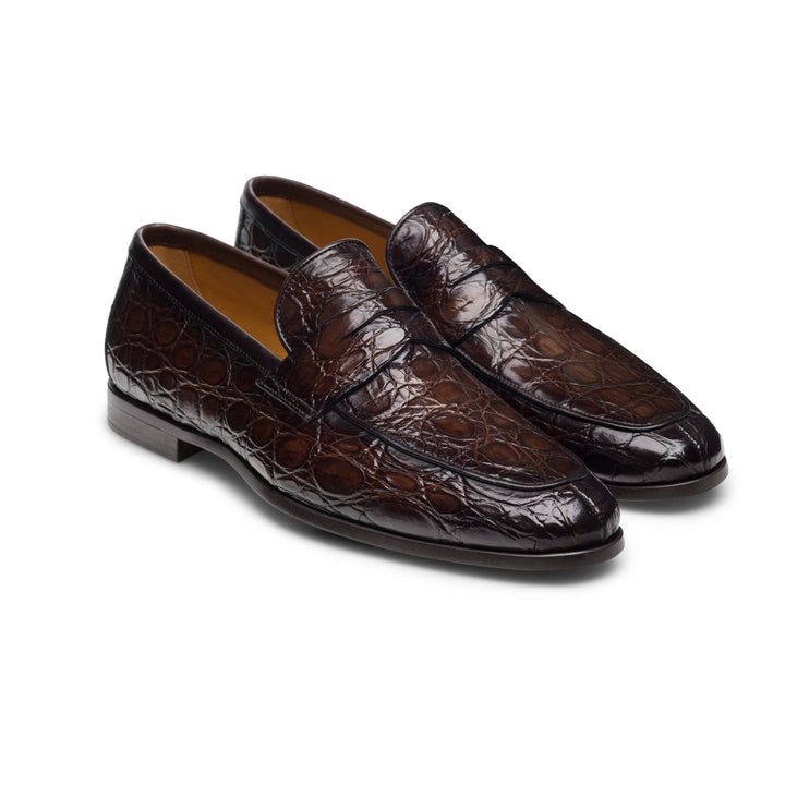 Brown Vicente Croc Loafer