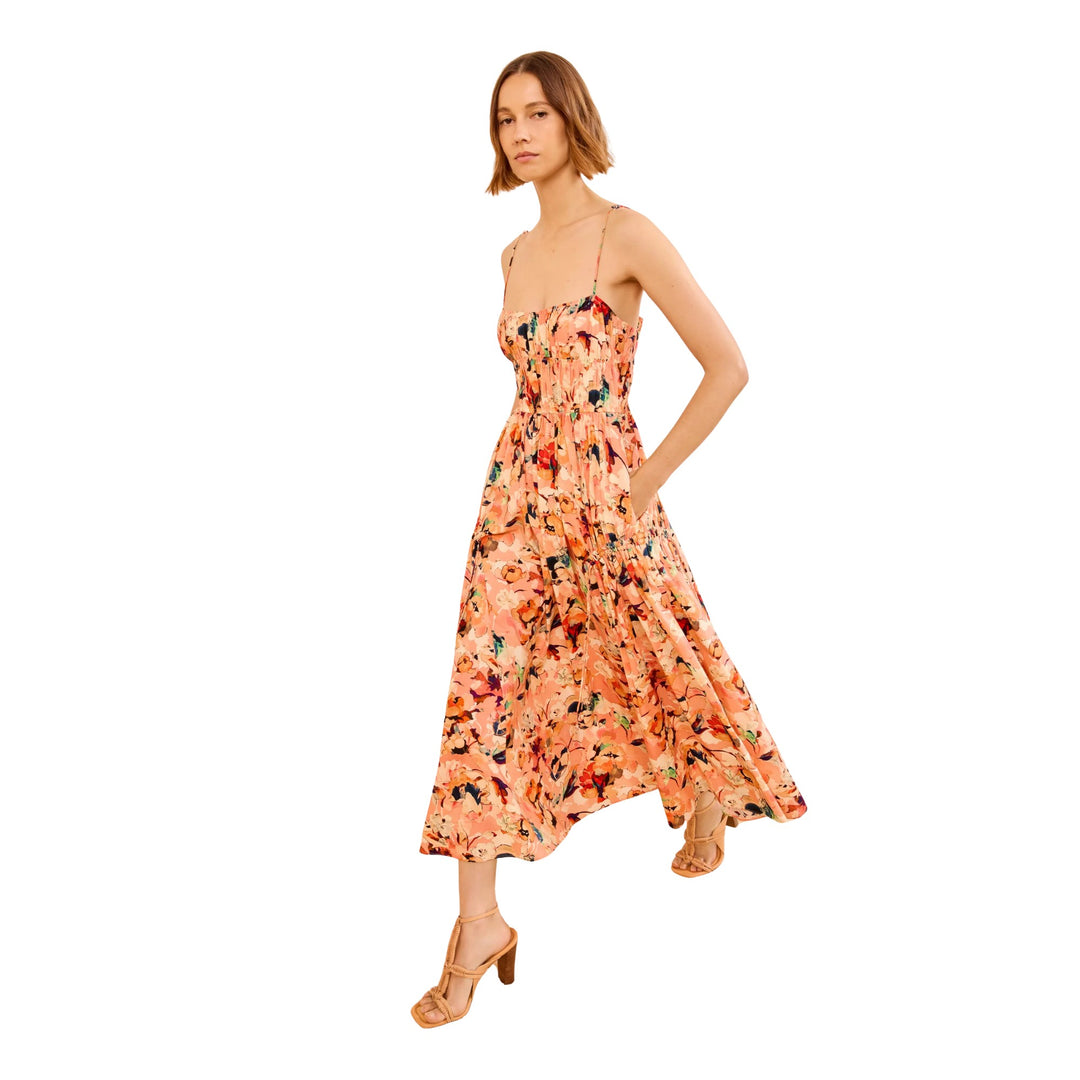 Vidri Cotton Cami Dress in Camellia