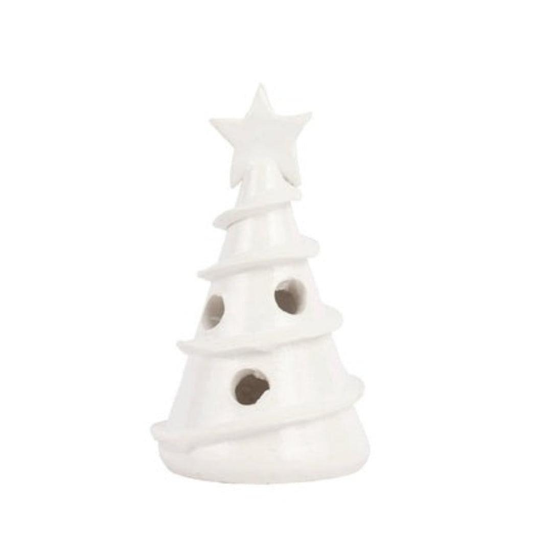 Vietri Foresta White Mini Swirl Tree