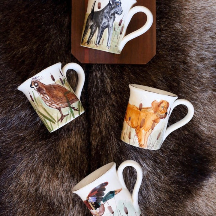 Vietri Wildlife Hunting Dog Mug