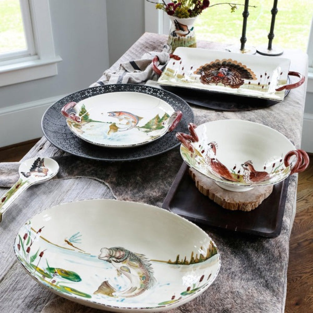 Vietri Wildlife Mallard Utensil Holder