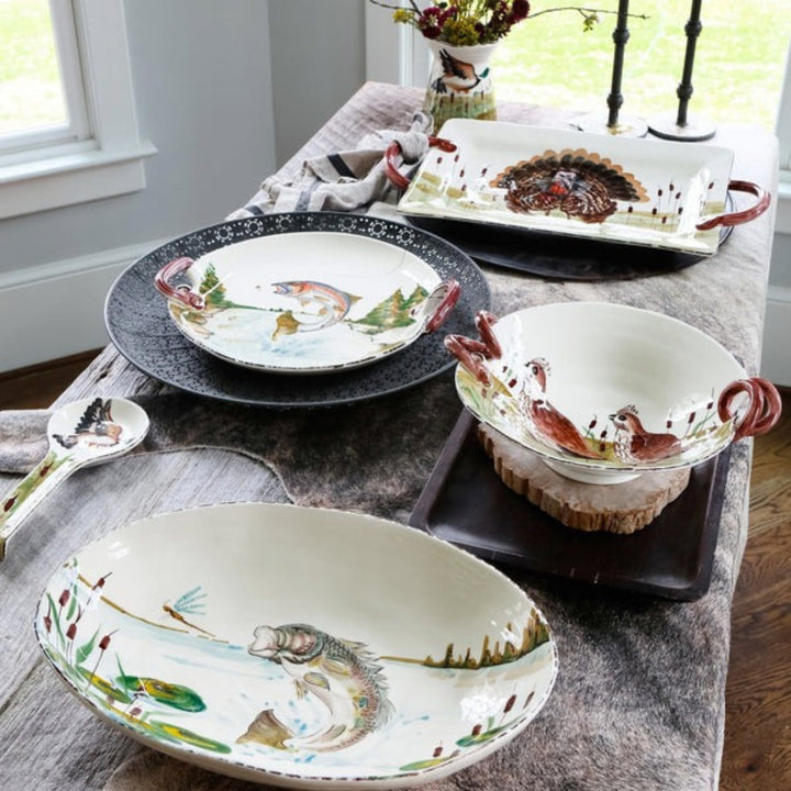 Vietri Wildlife Mallard Utensil Holder