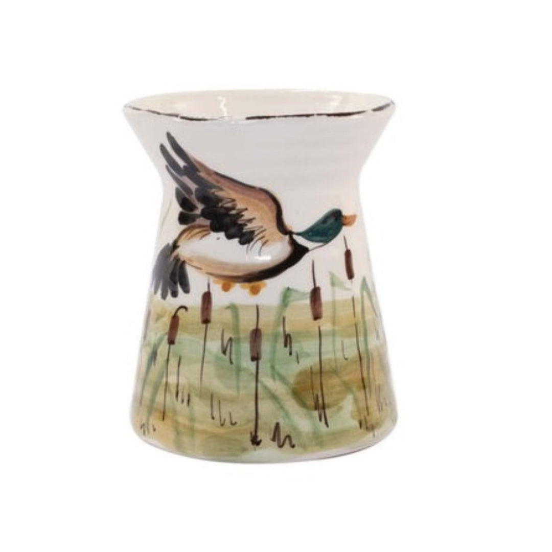Vietri Wildlife Mallard Utensil Holder