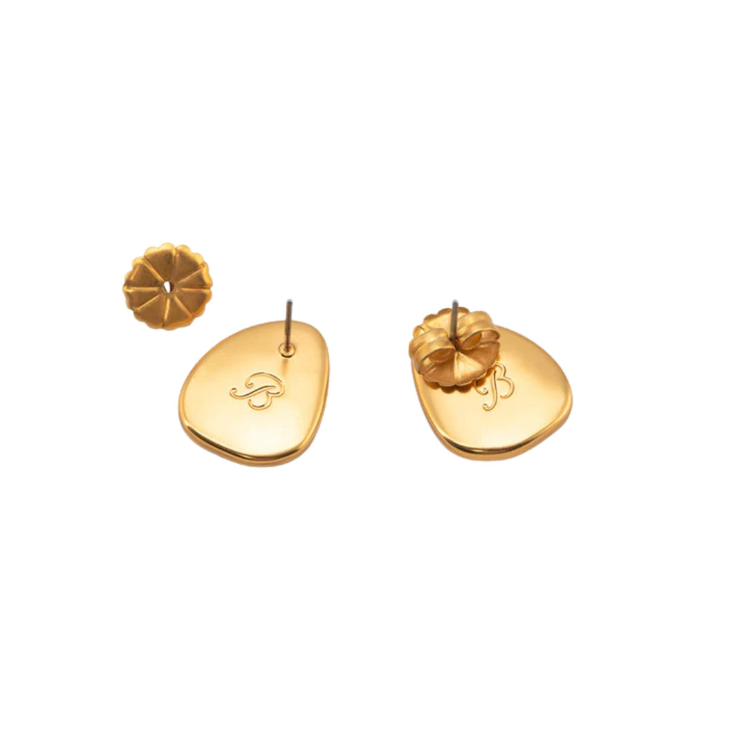 Violet Organic Stud Earring