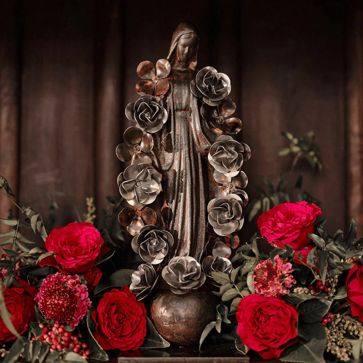 Virgin Con Flores Saint