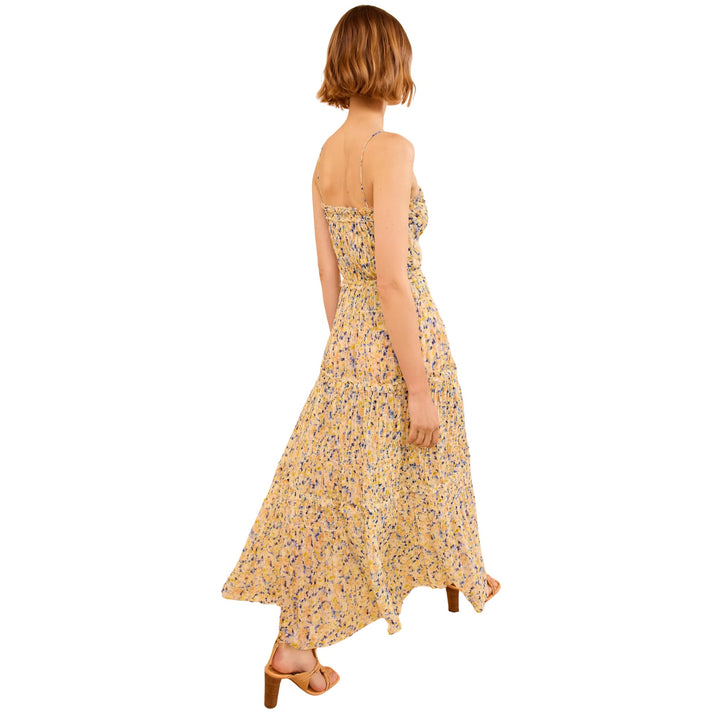 Virginie Silk Skirt in Daffodil