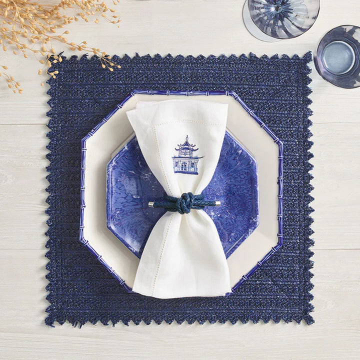 Vista Placemat - Navy/Periwinkle