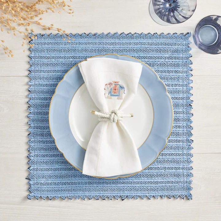 Vista Placemat - Navy/Periwinkle