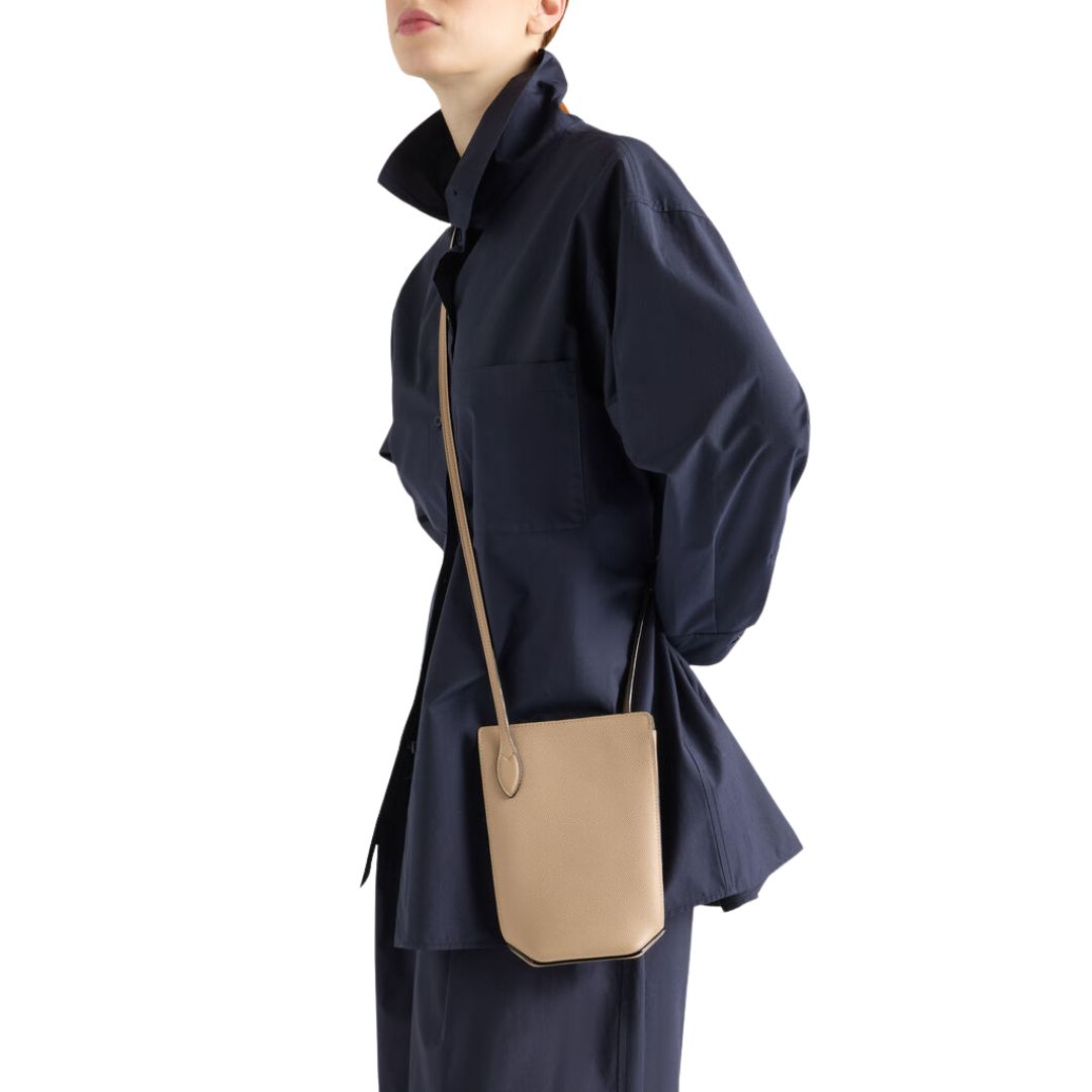 Vivi Crossbody Phone Bag in Cashmere Beige