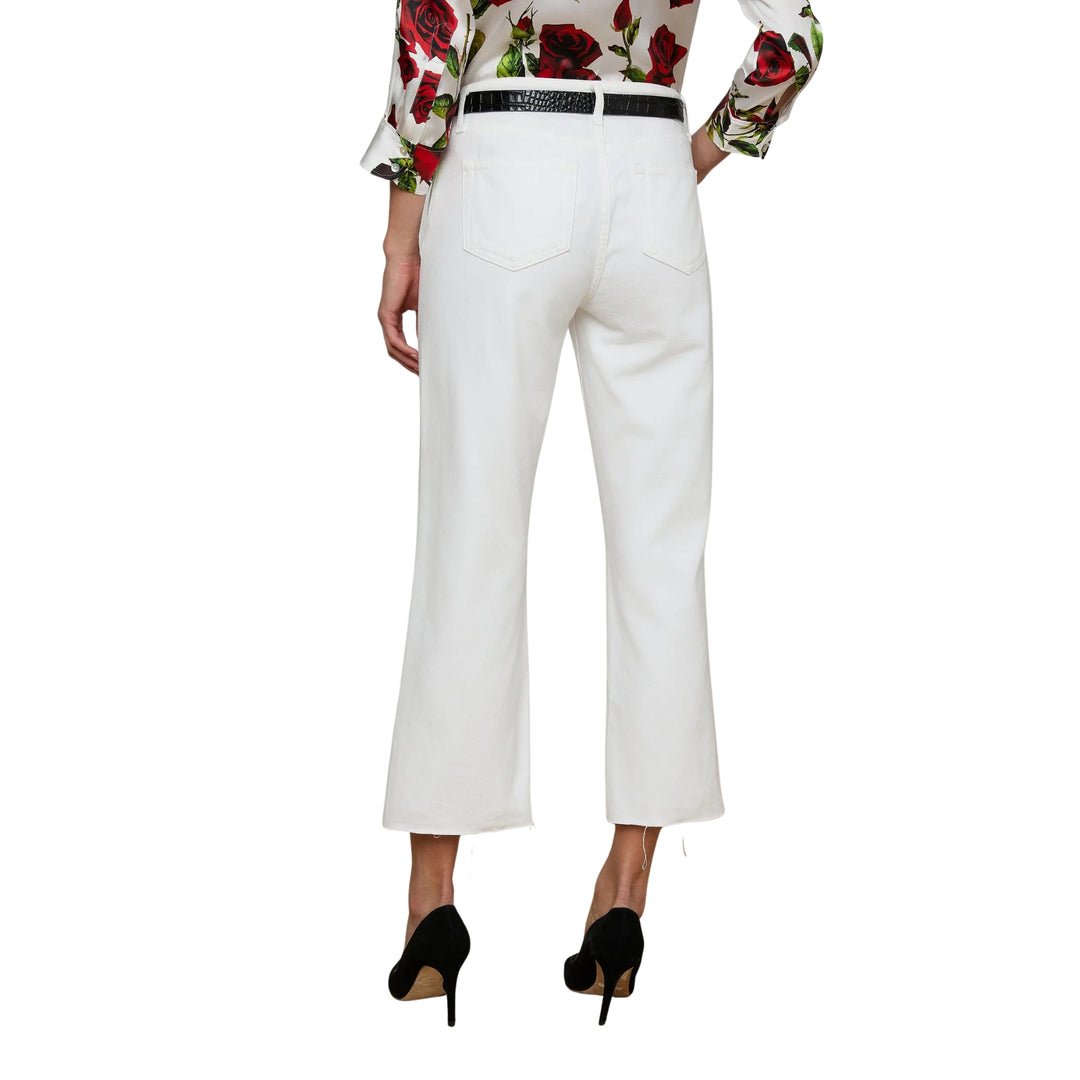 Wanda Crop Wide Leg in Blanc