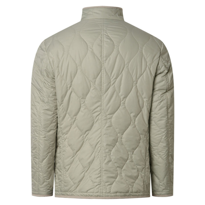 Quilted Men's Coat - Ice