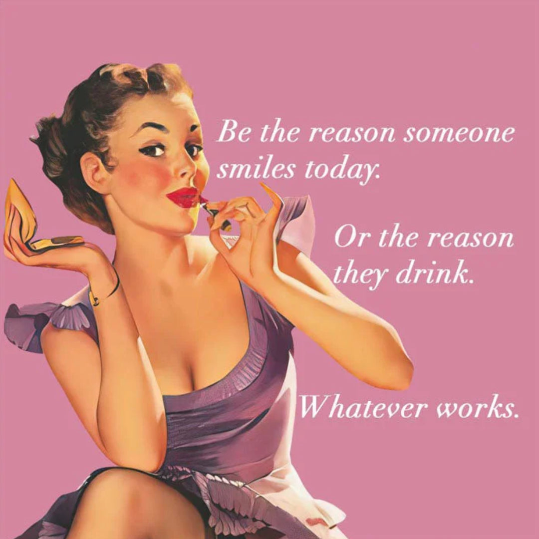 Whatever Works Beverage Napkin
