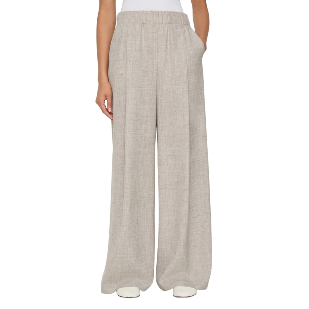 Wide Leg Astor Pleat Front Pant