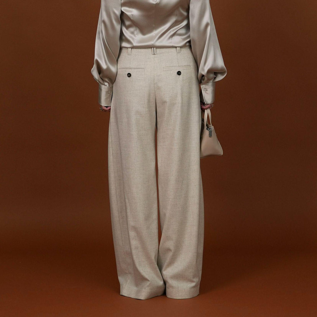 Wide Leg Tailored Trouser