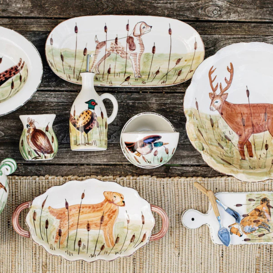 Wildlife Spaniel Oval Platter