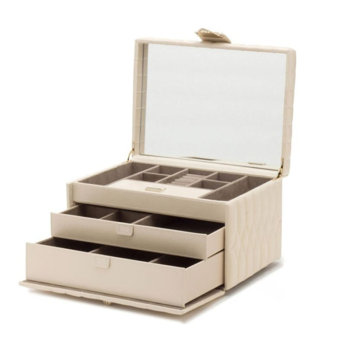 Wolf 1834 Caroline Medium Jewelry Case in Ivory
