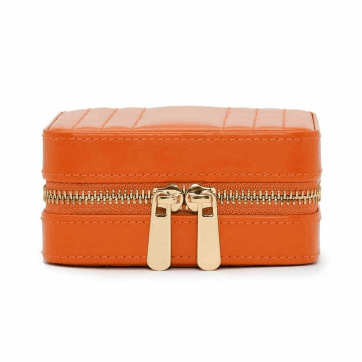 Wolf 1834 Maria Small Zip Case in Tangerine