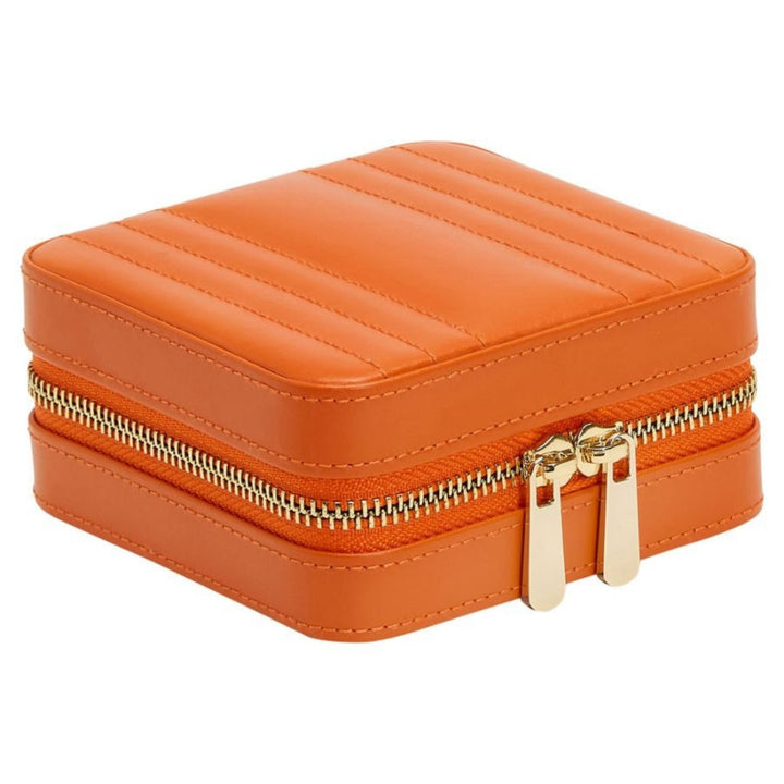 Wolf 1834 Maria Small Zip Case in Tangerine