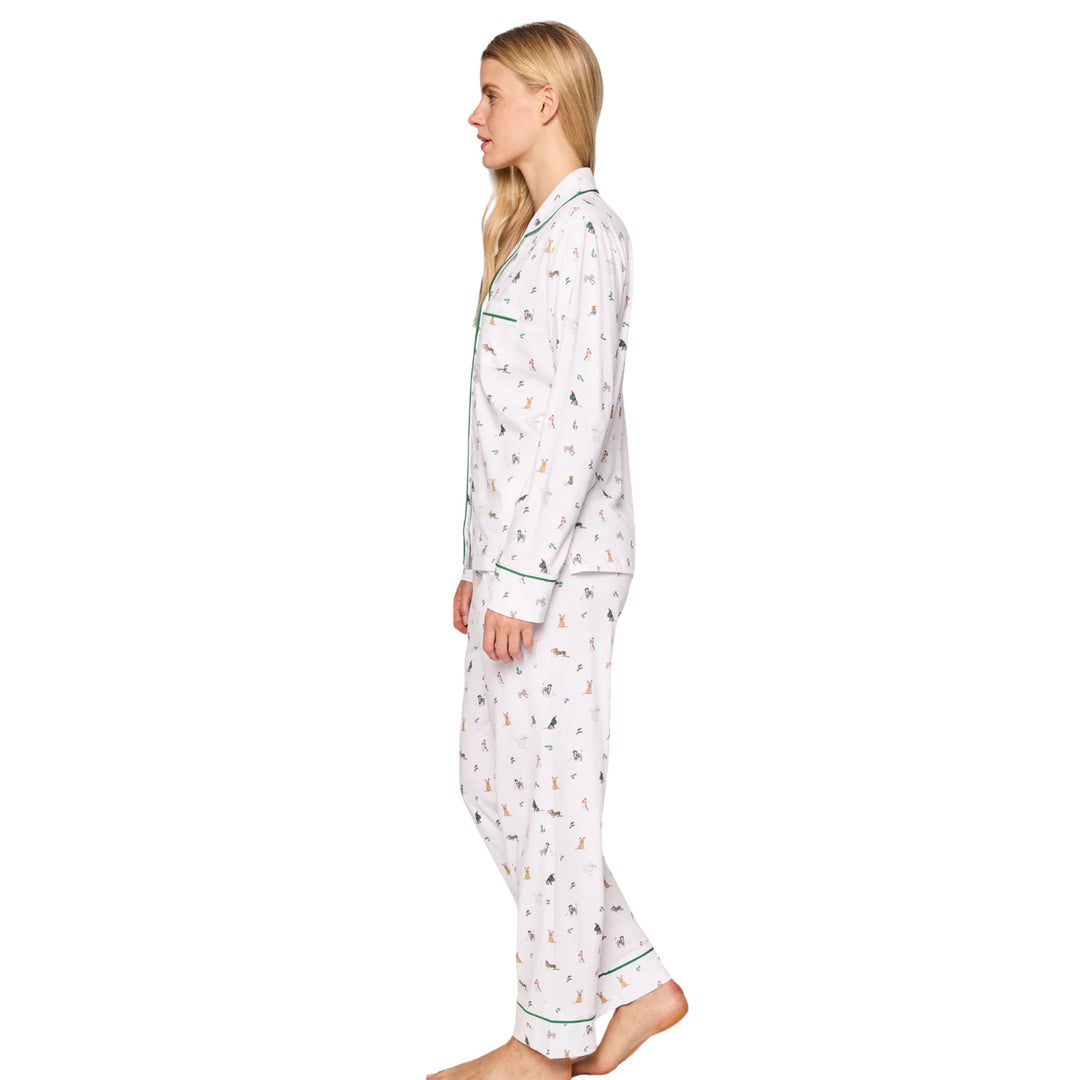 Women's Luxe Pima Jingle Paws Pajama