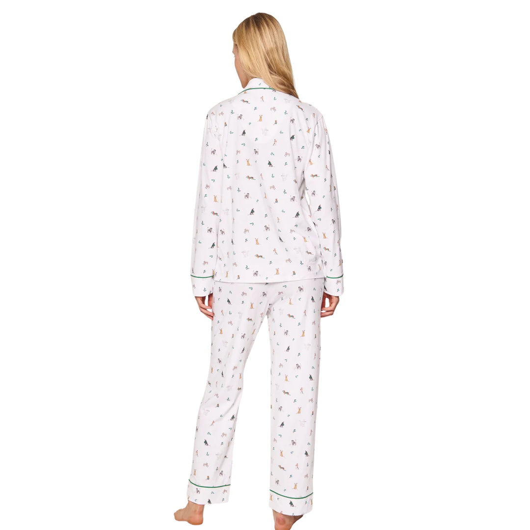 Women's Luxe Pima Jingle Paws Pajama