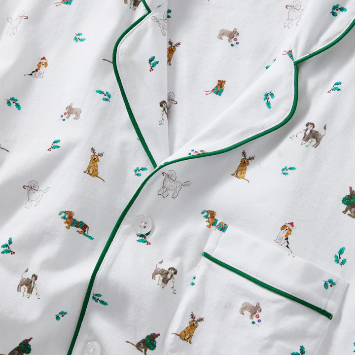 Women's Luxe Pima Jingle Paws Pajama
