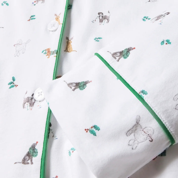 Women's Luxe Pima Jingle Paws Pajama