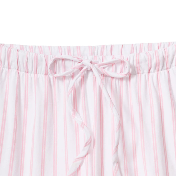 Women's Olivia Wide Leg Pajama Set in Pink Stripe
