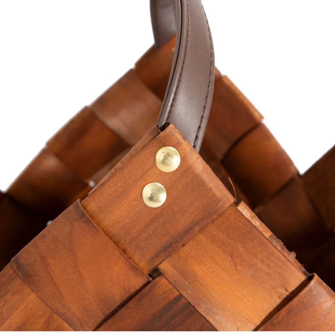 Medium Woven Basket with Handles