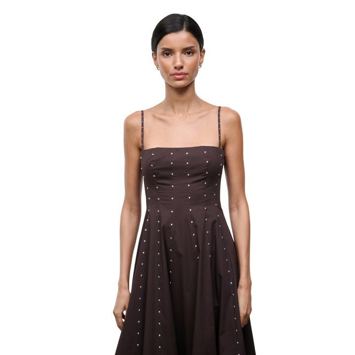 Wylie Dress in Earth Studs