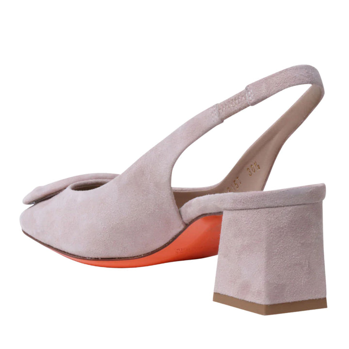 Lemon Suede Slingback