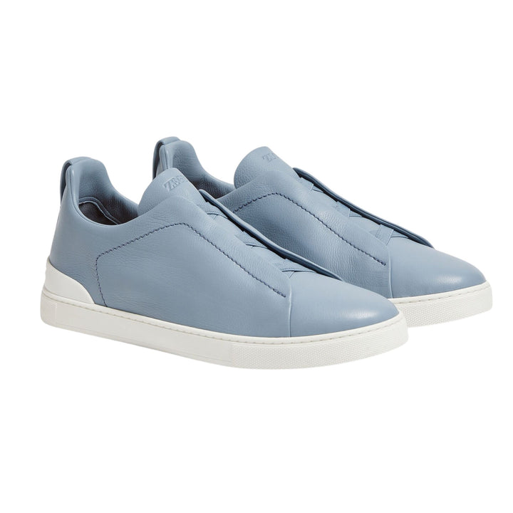 Triple Stitch Low Top Sneaker - Light Blue