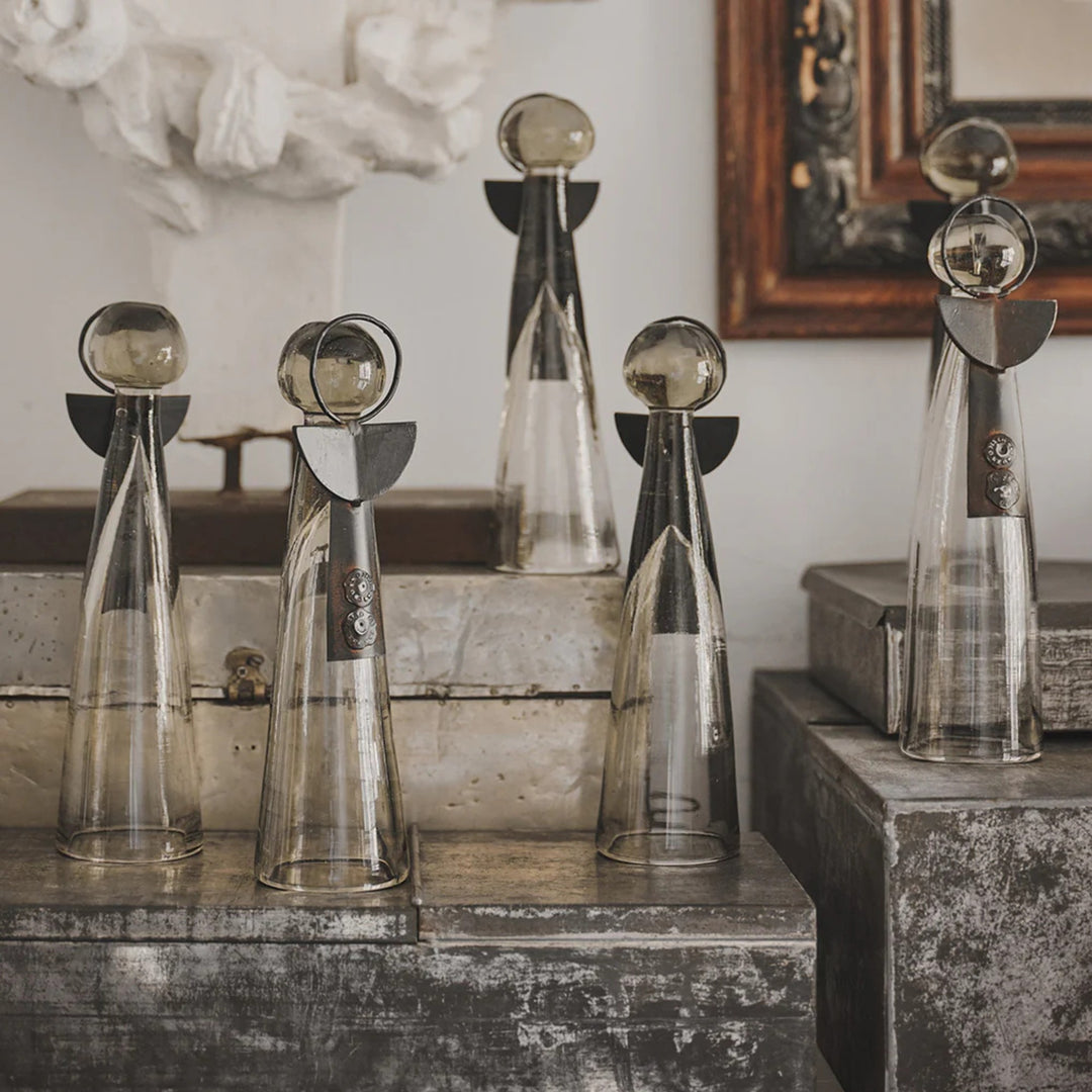 Zapoteca Angel with Iron Forged Wings and Halo