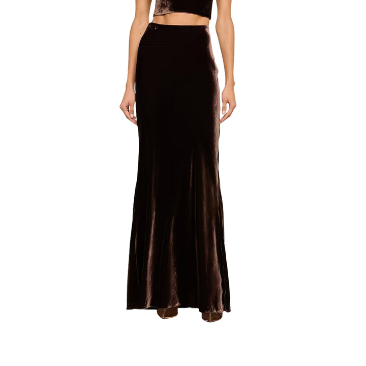 Zeta Long Skirt in Dark Java
