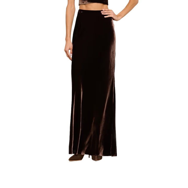 Zeta Long Skirt in Dark Java