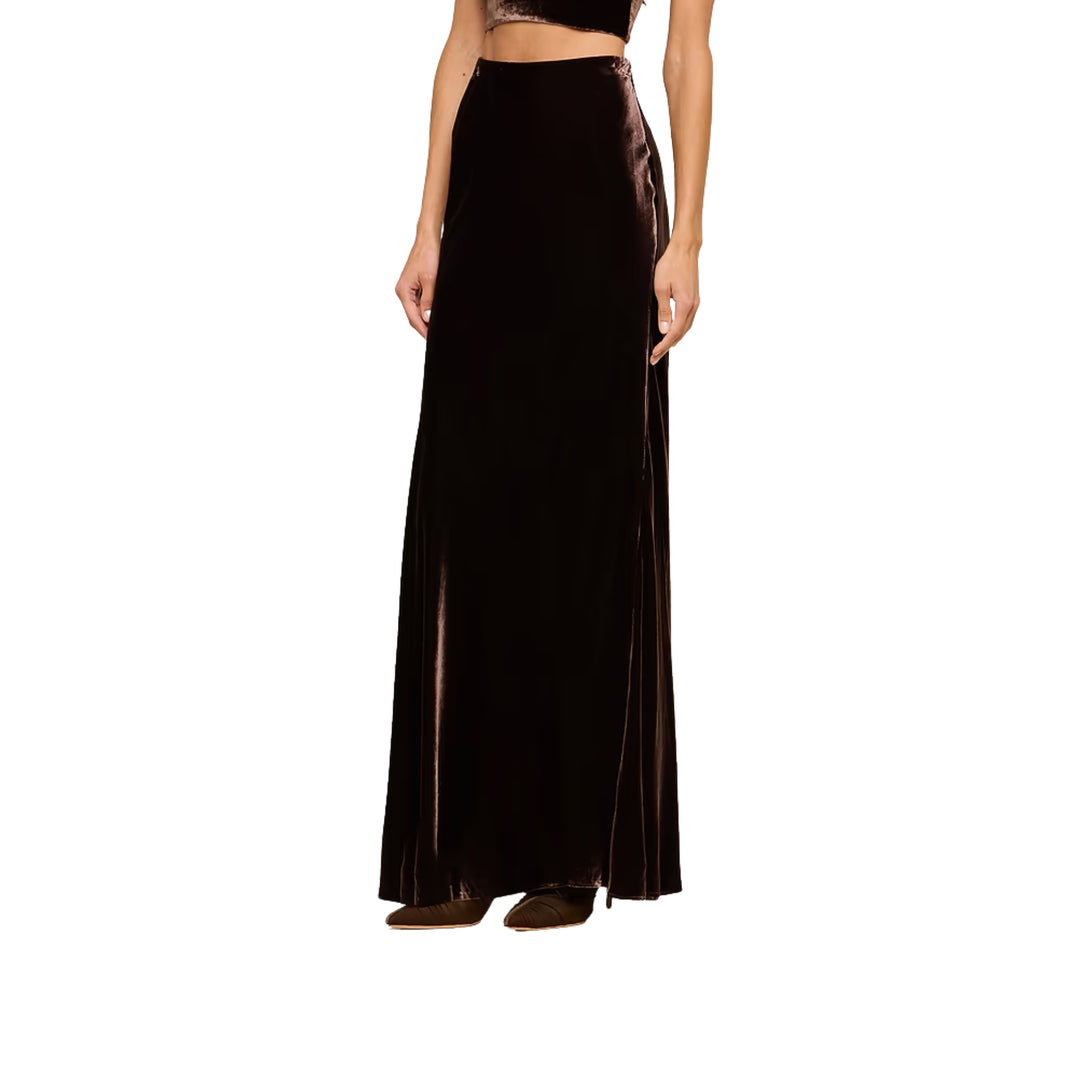 Zeta Long Skirt in Dark Java