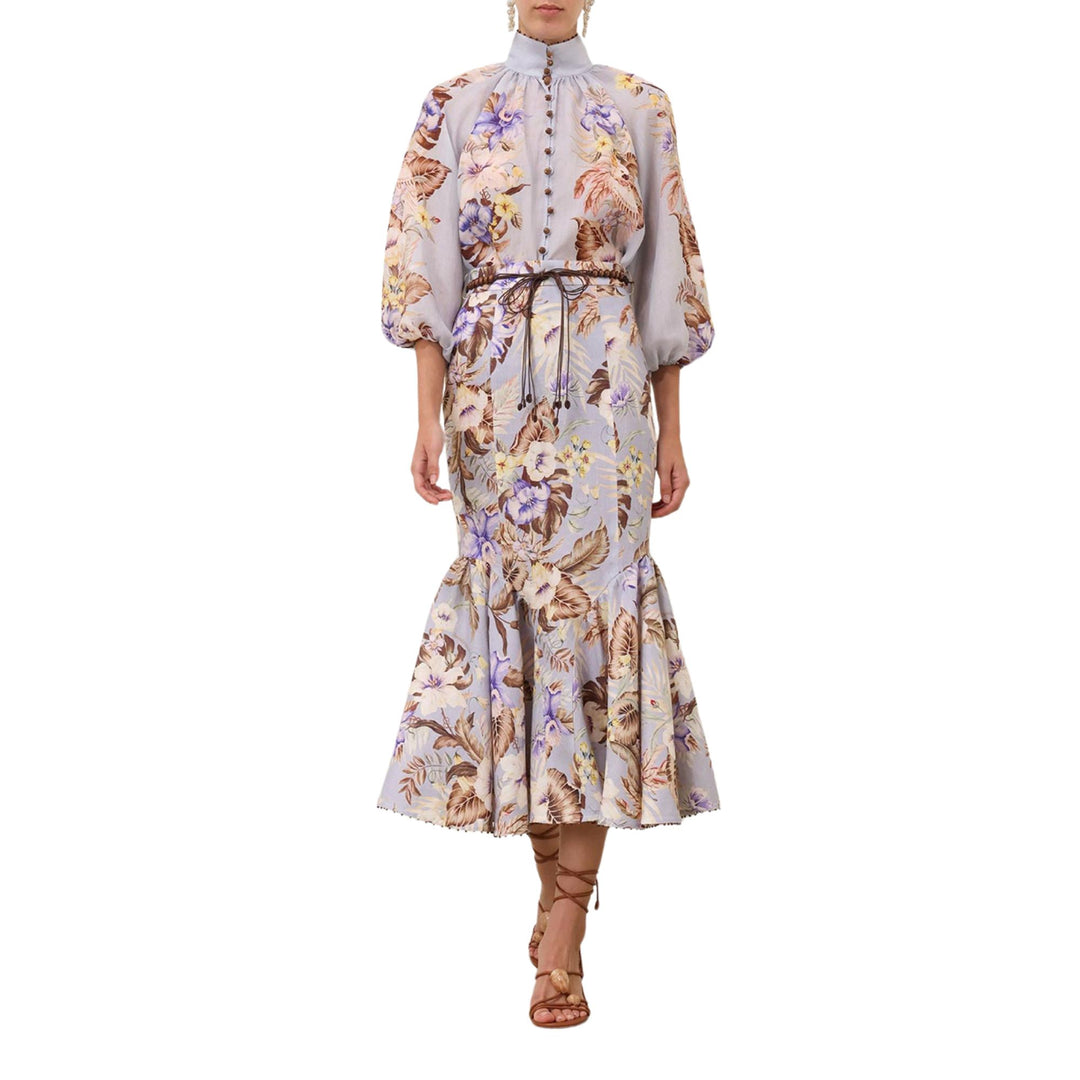 Coco Fit and Flare Midi Skirt