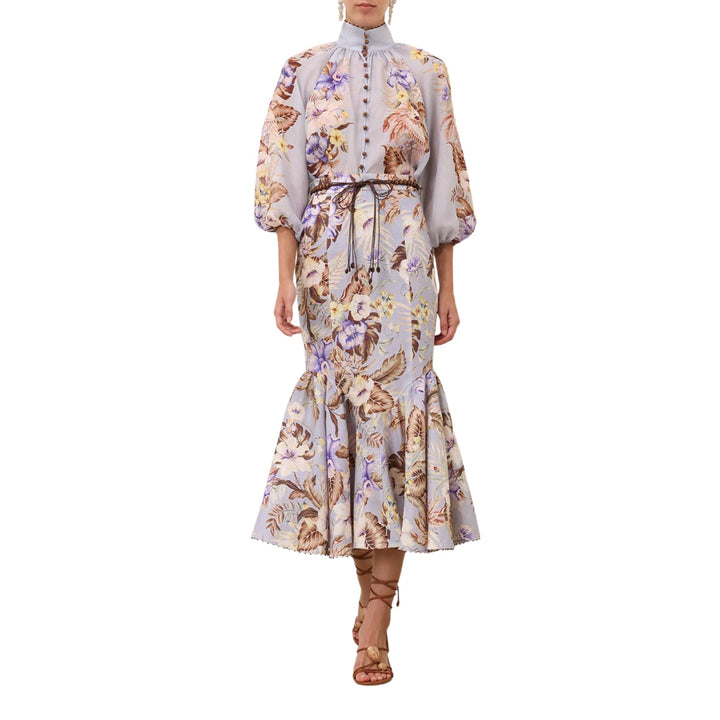 Coco Fit and Flare Midi Skirt