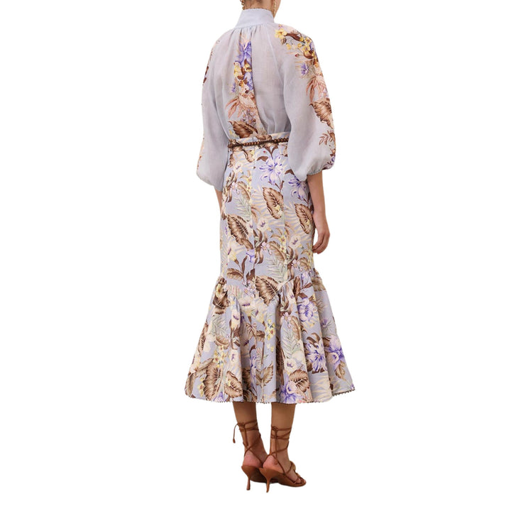 Coco Fit and Flare Midi Skirt