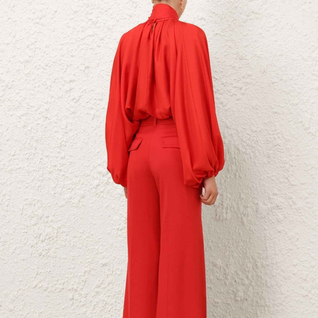 CRUSH BATWING BLOUSE