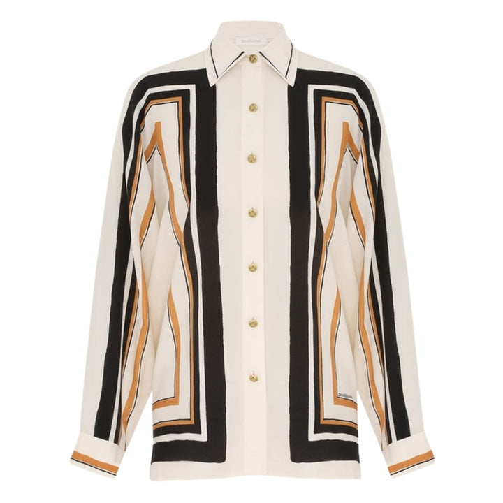 Zimmermann OVERSIZED SHIRT in Stripe