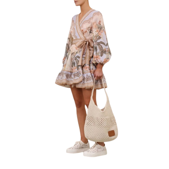 Wylie Mini Wrap Frill Dress