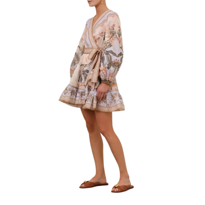 Wylie Mini Wrap Frill Dress