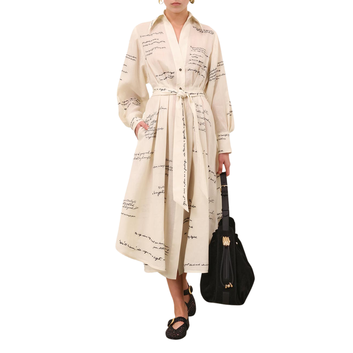 Dream Embroidered Shirt Dress