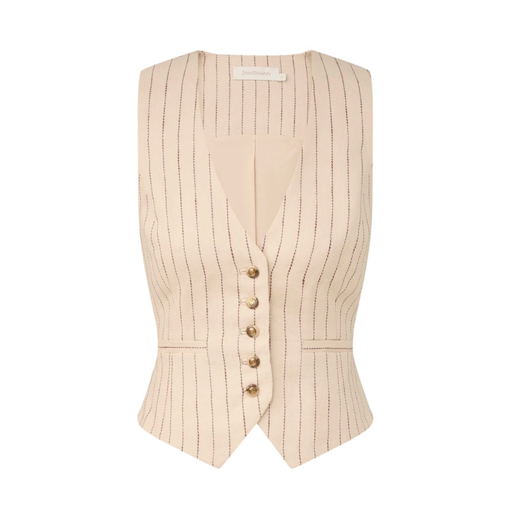 Rebellion Pinstripe Waistcoat