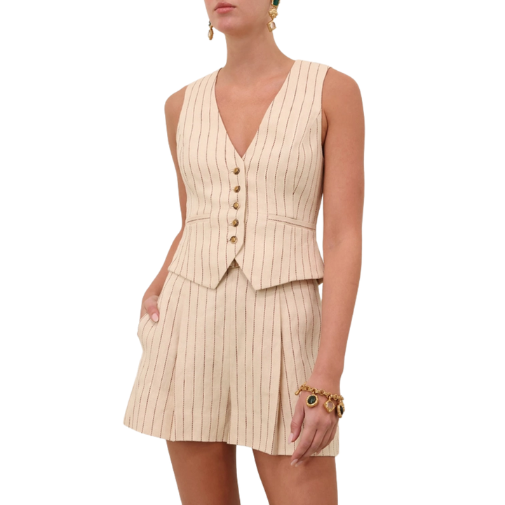 Rebellion Pinstripe Waistcoat