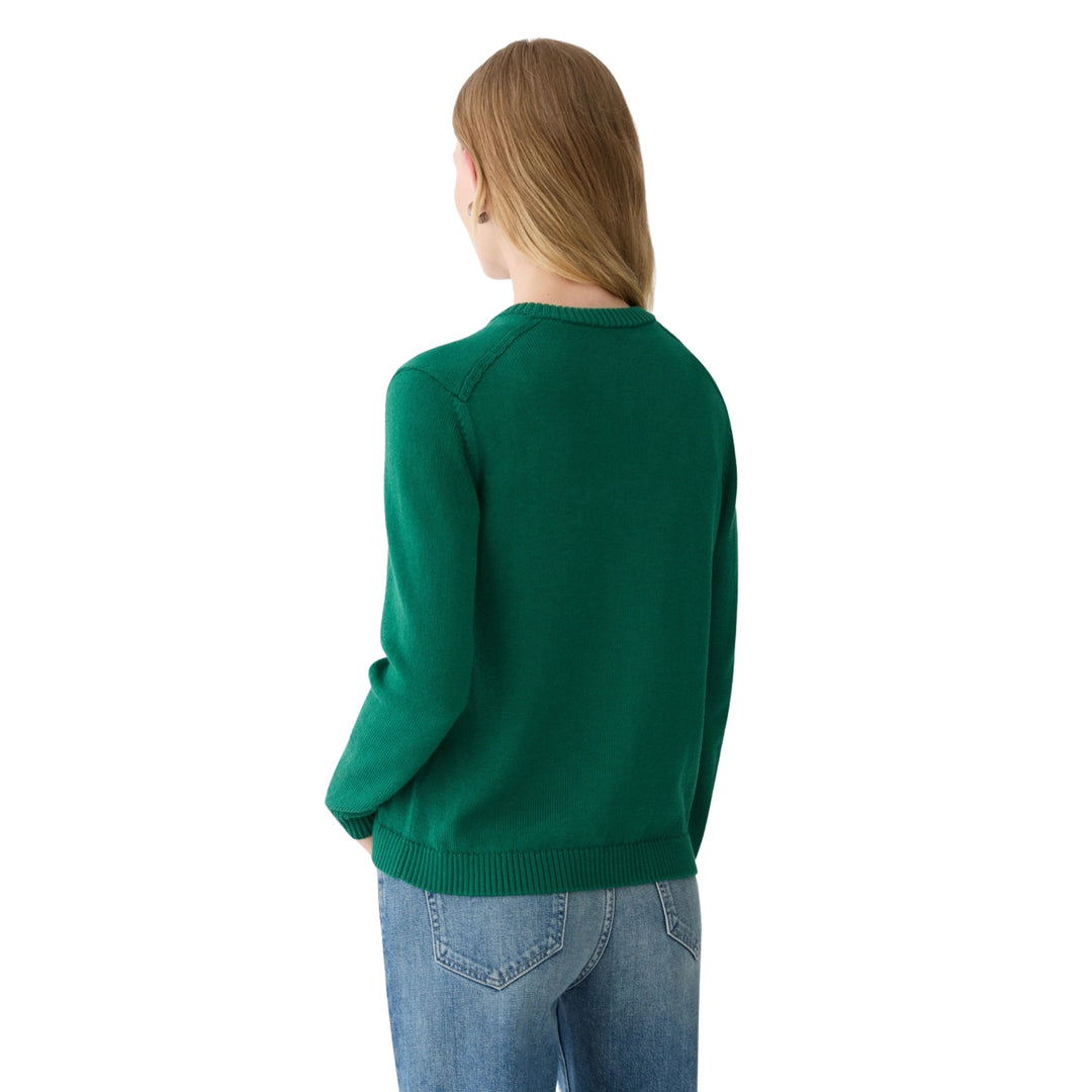 Zip Front Cardigan in Grass