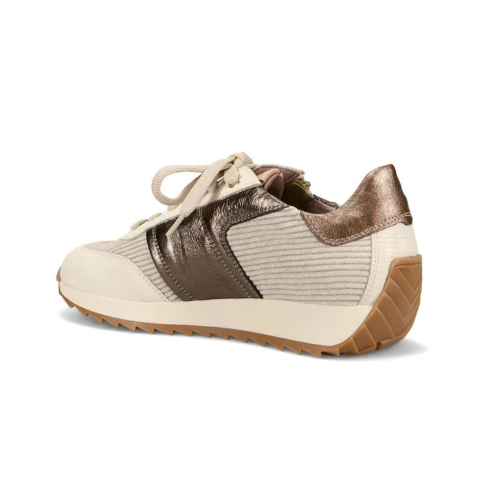 Zuri Corderoy Sneaker in Ivory