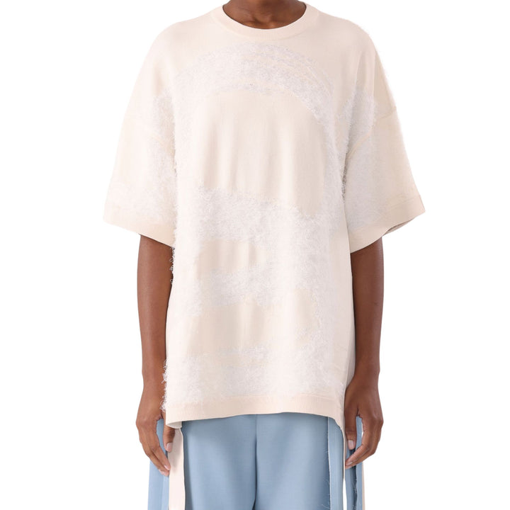 Fringe T-Shirt Sweater