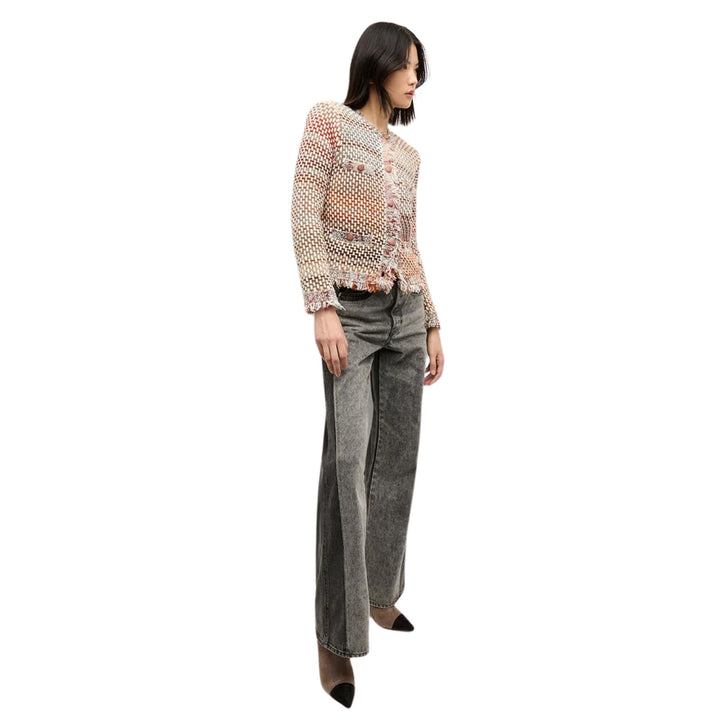 Sariyah Knit Jacket - Red Multi - M