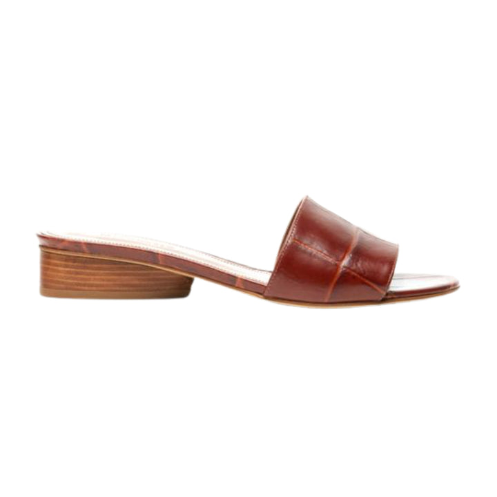 Arc Flat Sandal in Nutmeg